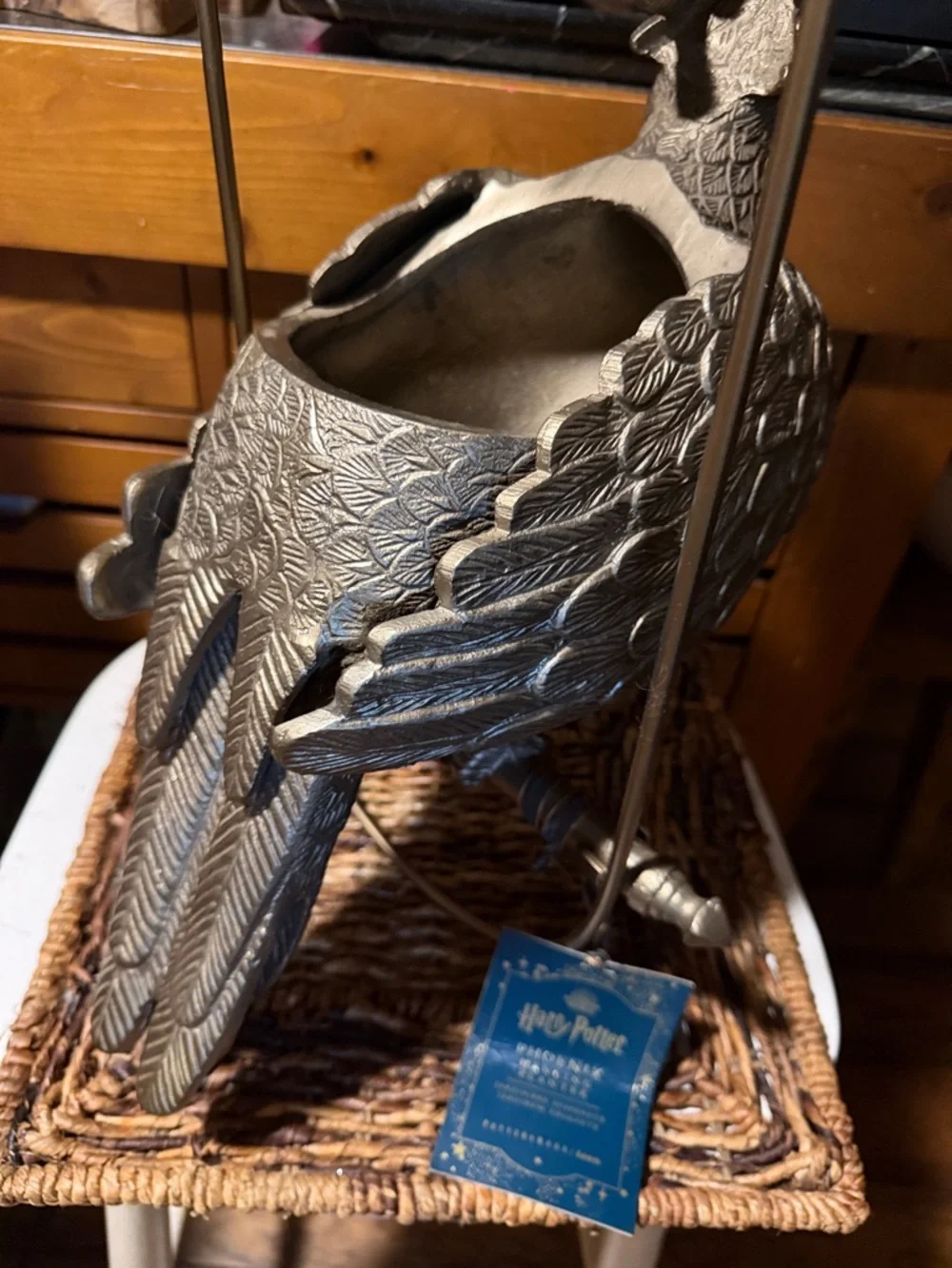 Pottery Barn Teen Harry Potter  Phoenix Hanging Planter RARE - Picture 5 of 9